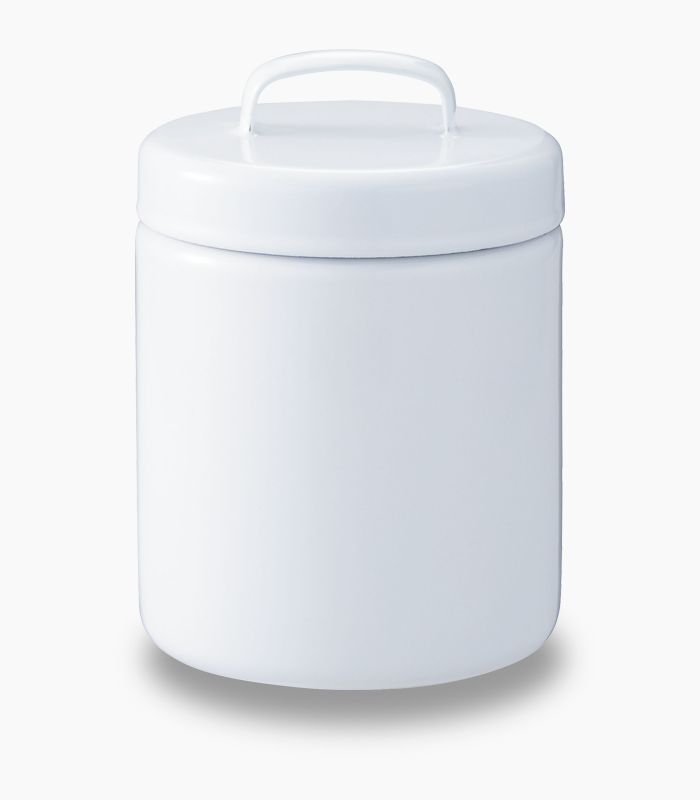 にちにち道具×野田琺瑯 ラウンドキャニスターL